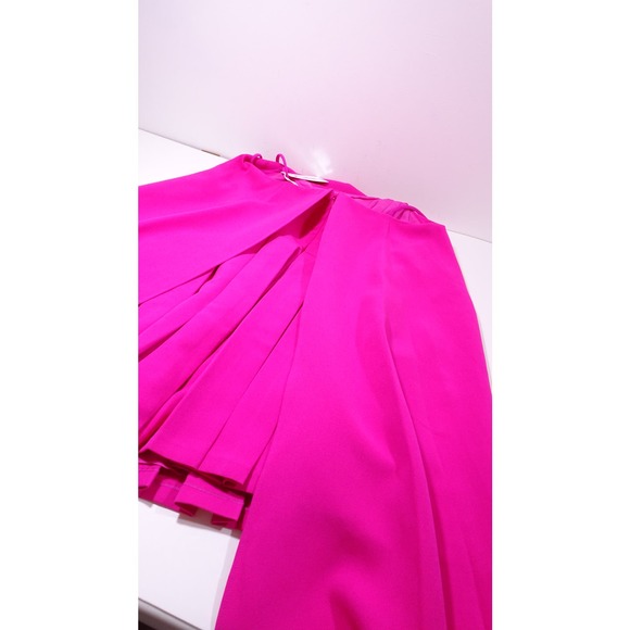 Copied - LBV Women's Pink Pleated Wing Mini Dress Sz 2 NWT 498 - Picture 12 of 12